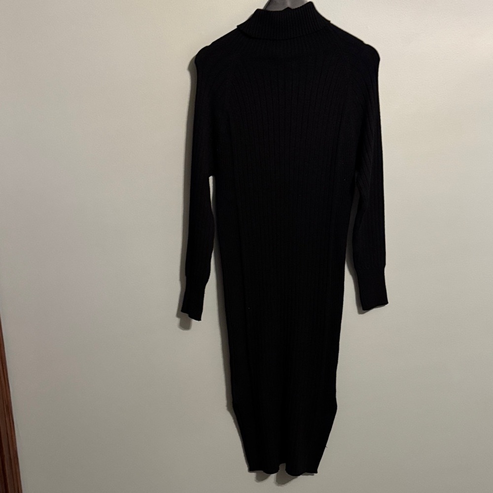 Black Sweater Dress - Picture 3 of 7